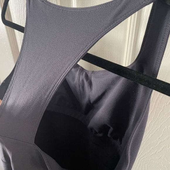 Toad & Co Tech Tomboy Racerback Gray Dress, Sz Medium - Picture 13 of 14